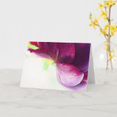 Abstracte Tulpenbloemblaadjes Art Note Kaart (Gele Bloem)