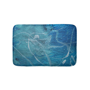 abstracte turquoise textuur badmat