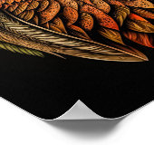 Abstracte uil poster (Hoek)