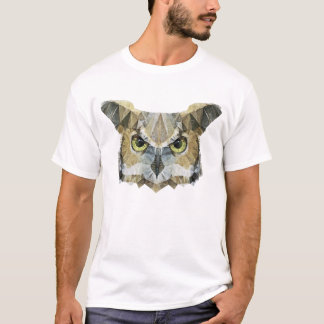 abstracte uil t-shirt