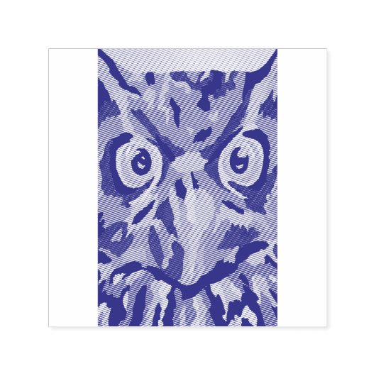 Abstracte uil zelfinktende stempel (Design)