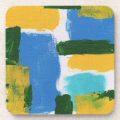 Abstracte uitdrukking nr. 3 van Michael Moffa Bier Onderzetter (Voorkant)