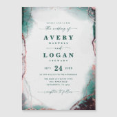 Abstracte uitnodiging tot het uitzenden van maragn (Voorkant)