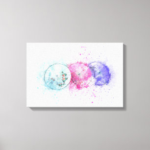 Abstracte Umbrella Art Canvas Afdruk