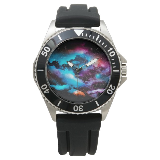 Abstracte Universe Art Watch Horloge (Voorkant)