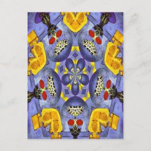 Abstracte vaas briefkaart