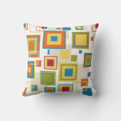 Abstracte vakken kussen (Achterkant)