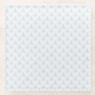 abstracte vectorachtergrond visschaal glazen onderzetter