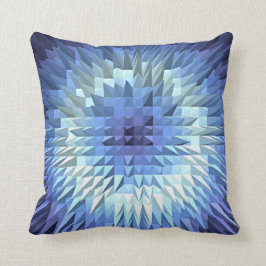 Abstracte veelhoekige geometrische textuur kussen