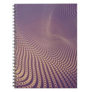 Abstracte veelhoekige ruimte met laag poly dark ba notitieboek