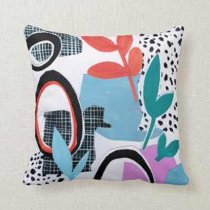 Abstracte veldslag kussen