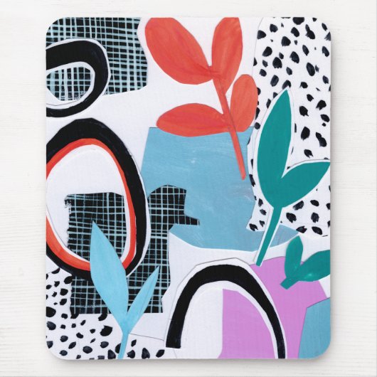 Abstracte veldslag muismat (Voorkant)