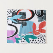 Abstracte veldslag wandkleed (Voorkant (horizontaal))