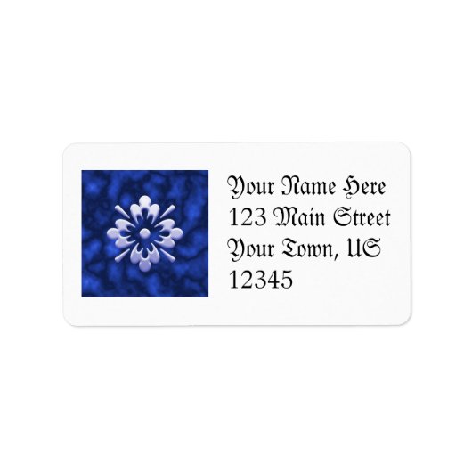 Abstracte ventilator etiket (Voorkant)