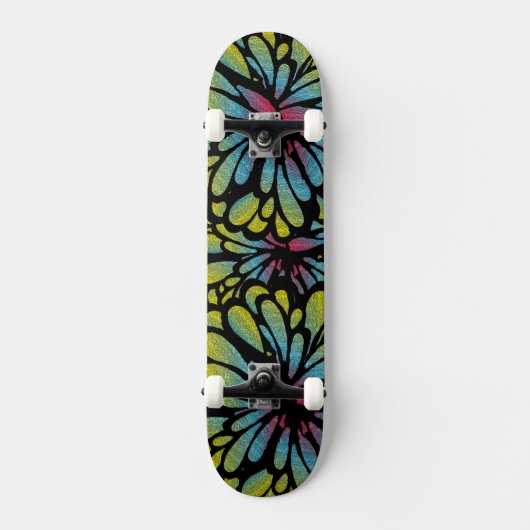 Abstracte ventilator skateboard (Voorkant)