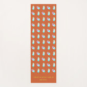 Abstracte Veren Yoga Mat (Voorkant)