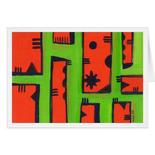 Abstracte verf 08 (Voorkant Horizontaal)