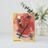 Abstracte verf binnenste simuleren briefkaart (Staand voorkant)