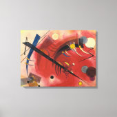 Abstracte verf binnenste simuleren canvas afdruk (Voorkant)
