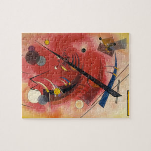 Abstracte verf binnenste simuleren legpuzzel