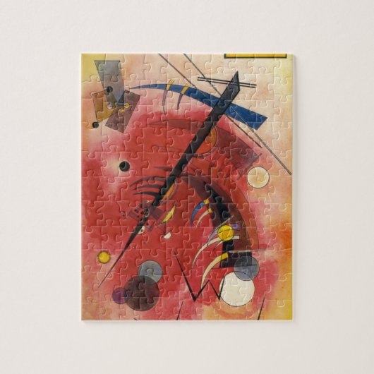 Abstracte verf binnenste simuleren legpuzzel (Verticaal)