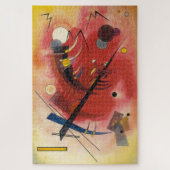 Abstracte verf binnenste simuleren legpuzzel (Verticaal)