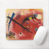 Abstracte verf binnenste simuleren muismat (Met muis)