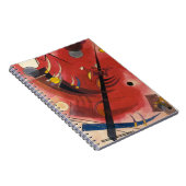 Abstracte verf binnenste simuleren notitieboek (Rechterzijde)