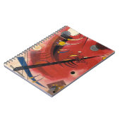 Abstracte verf binnenste simuleren notitieboek (Linkerzijde)