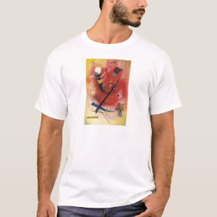 Abstracte verf binnenste simuleren t-shirt