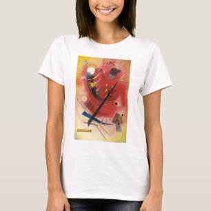 Abstracte verf binnenste simuleren t-shirt