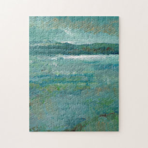 Abstracte verf in de Oostzee Legpuzzel