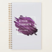 Abstracte verf Logo op maat Planner (Voorkant)