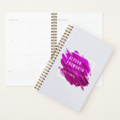 Abstracte verf Logo op maat Planner (Display)