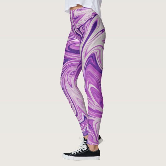 Abstracte verf met melkwegstelsel | Beste sterrenk Leggings (Links)