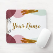 Abstracte verf muismat (Met muis)