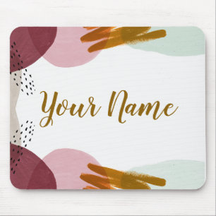 Abstracte verf muismat