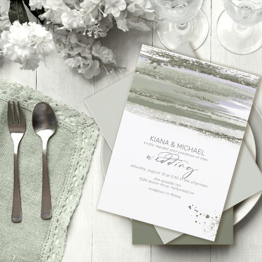 Abstracte Verf Slagen Wedding V2 ID886