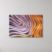abstracte verf werveling canvas afdruk (Voorkant)