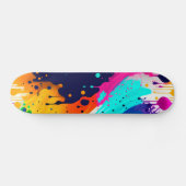 Abstracte verfdrip skateboard (Horizontaal)