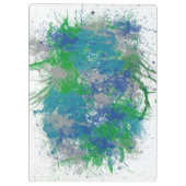 Abstracte verfplaat klembord (Achterkant)