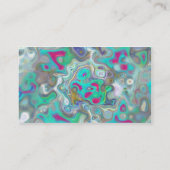 Abstracte verfput visitekaartje (Achterkant)