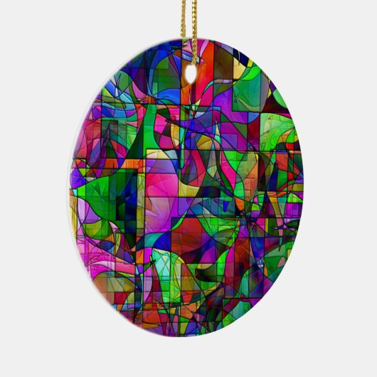 Abstracte versiering keramisch ornament (Rechts)