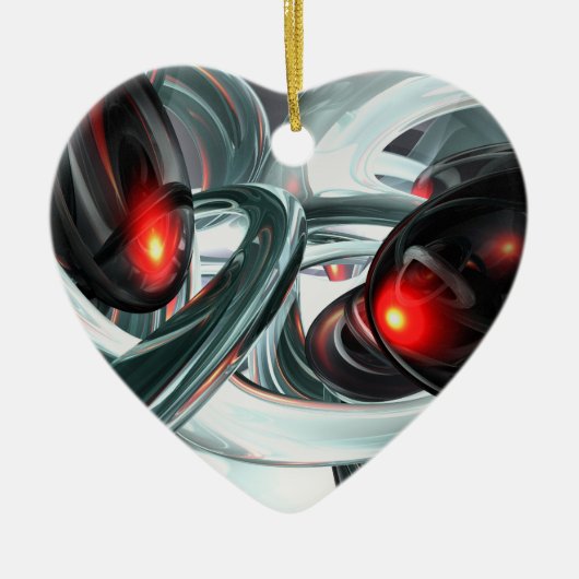 Abstracte versiering van turmoil keramisch ornament (Voorkant)