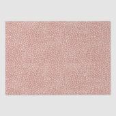 Abstracte verstrooide rijstsneeuw stippen in bruin tissuepapier (Voorkant)