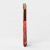 Abstracte Verticale Beweging in Rood Case-Mate iPhone Case (Achterkant/links)