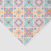 Abstracte viares Retro Patroondepagina Tissuepapier (Detail)