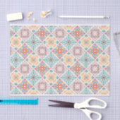 Abstracte viares Retro Patroondepagina Tissuepapier (Craft)