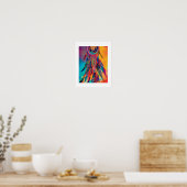 Abstracte Vibrant Drocatcher Wall kunst Poster (Keuken)