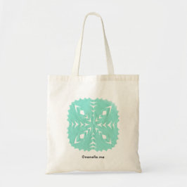 ABSTRACTE VIERKANTE BL WYCINANKI TOTE BAG